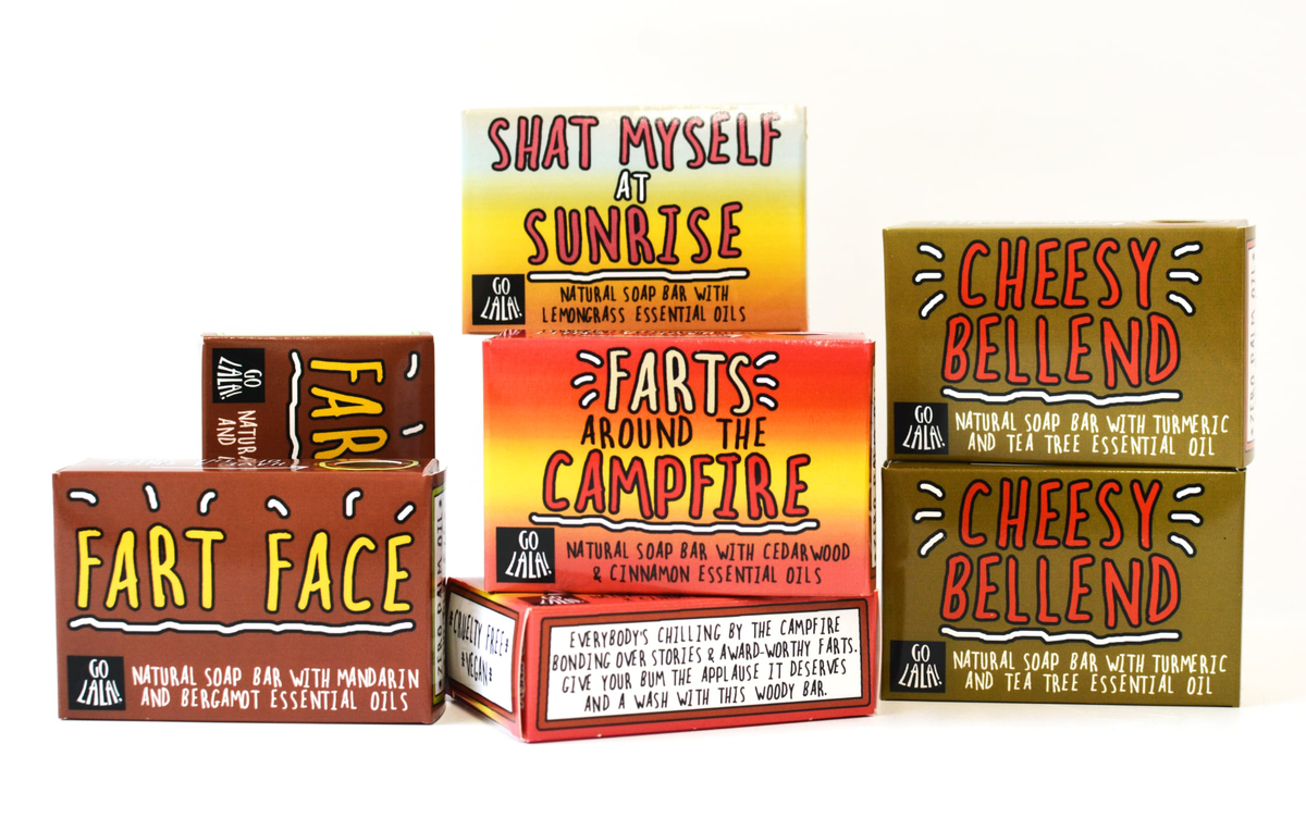 Fart Face - Mandarin and Bergamot soap Funny Gift