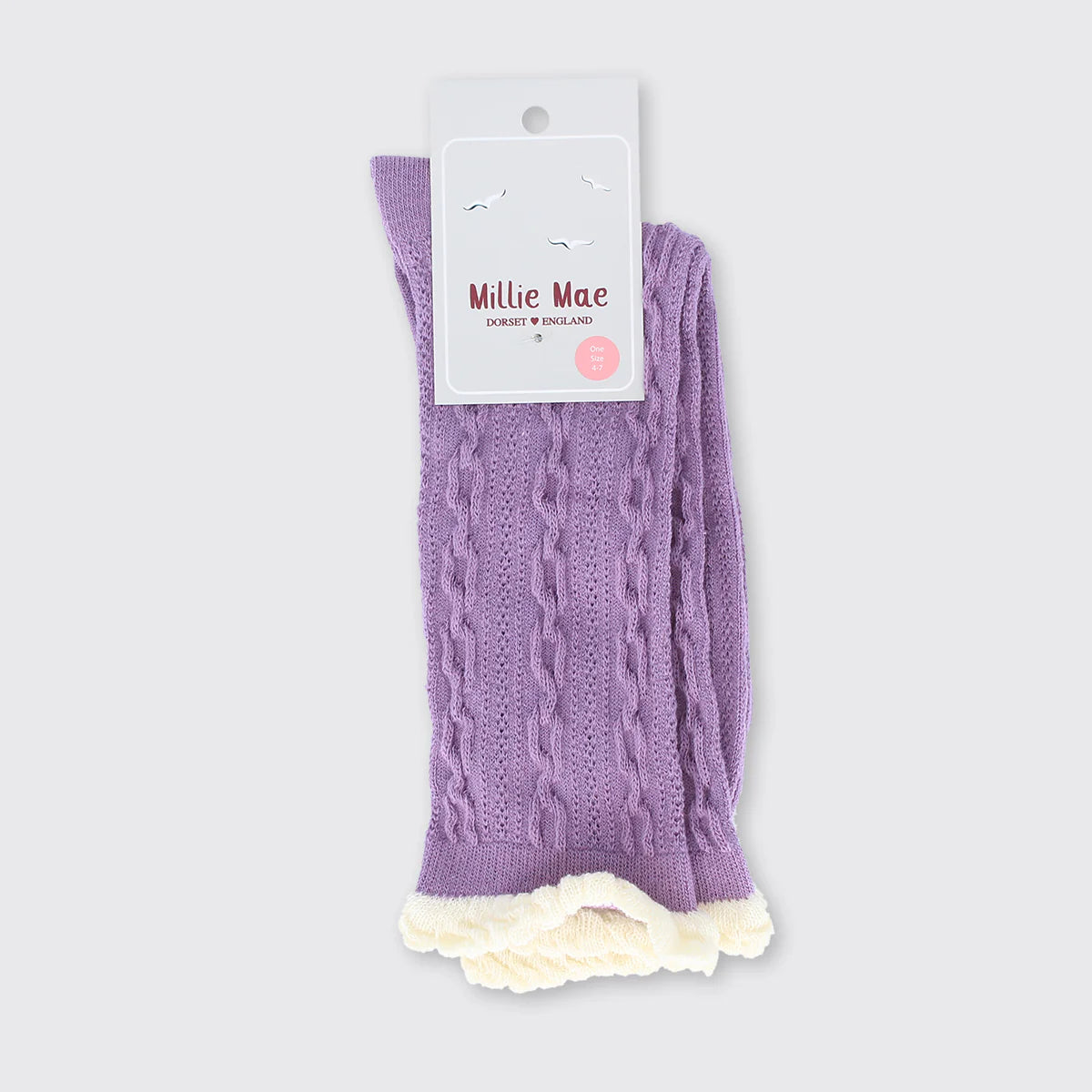 Millie Mae - Emilia Socks - Lilac