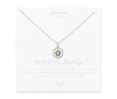 Memories By D&X - `Amazing Aunty` Necklace