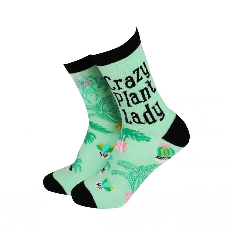 Sock Therapy ‘crazy plant lady’ women’s bamboo socks