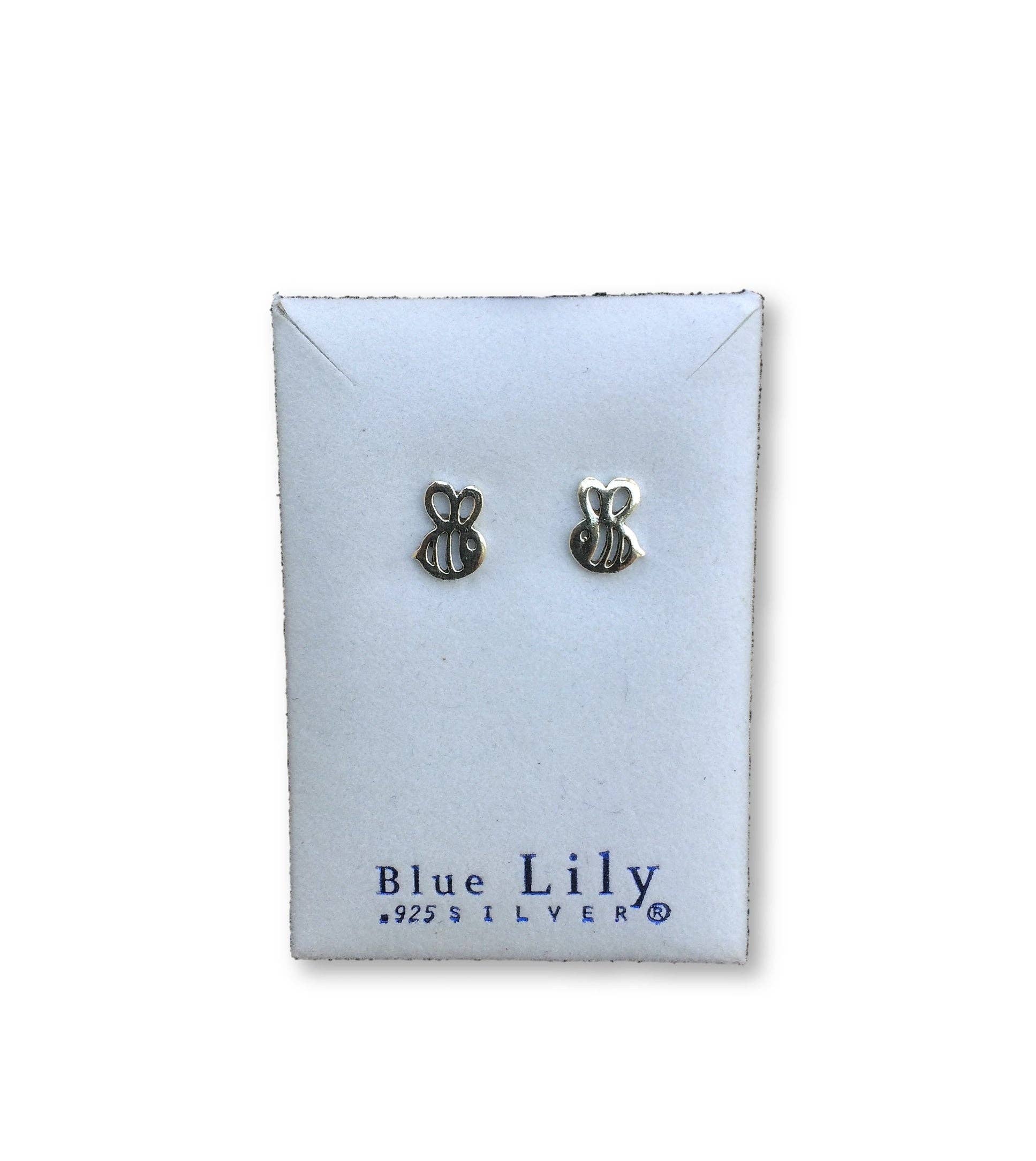 Blue Lily 925 -CUTE BEE STUD