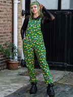 Rebel Romance X Dipstick Store Bugs Stretch Dungarees