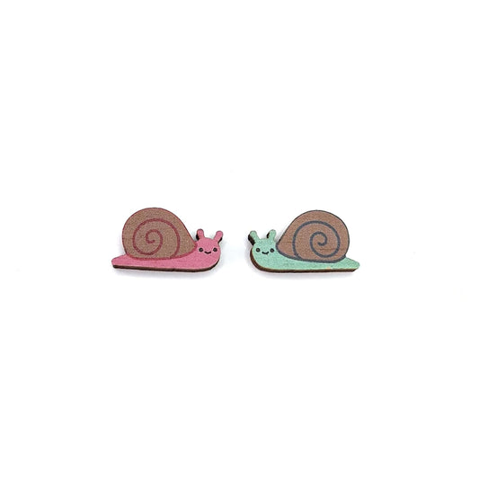 Prickle People - Snail Stud Earrings