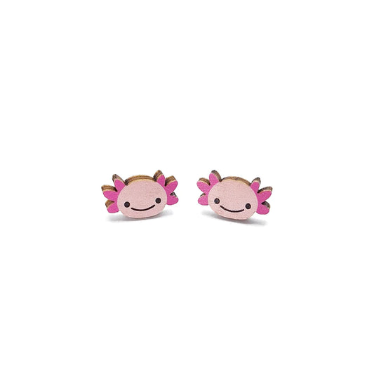 Prickle People - Axolotl Stud Earrings
