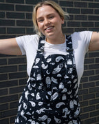 Rebel Romance x Yasmin Cousins Ghosties Stretch Dungarees