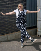 Rebel Romance x Yasmin Cousins Ghosties Stretch Dungarees