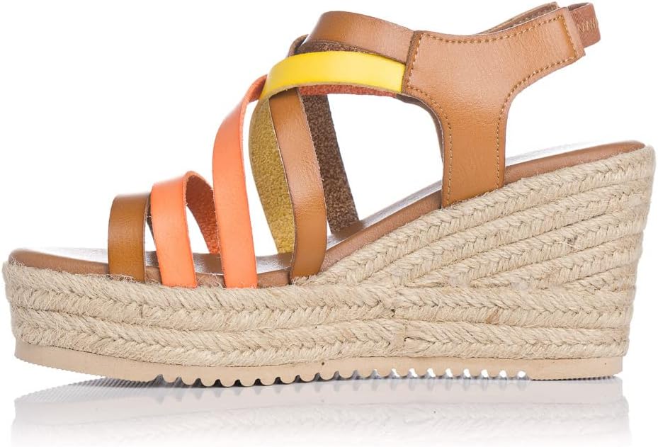 Refresh 170797 - Womens Wedge Sandals - Taupe