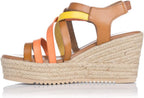Refresh 170797 - Womens Wedge Sandals - Taupe