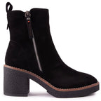 Refresh - Twin Zip Black Boots