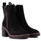 Refresh - Twin Zip Black Boots