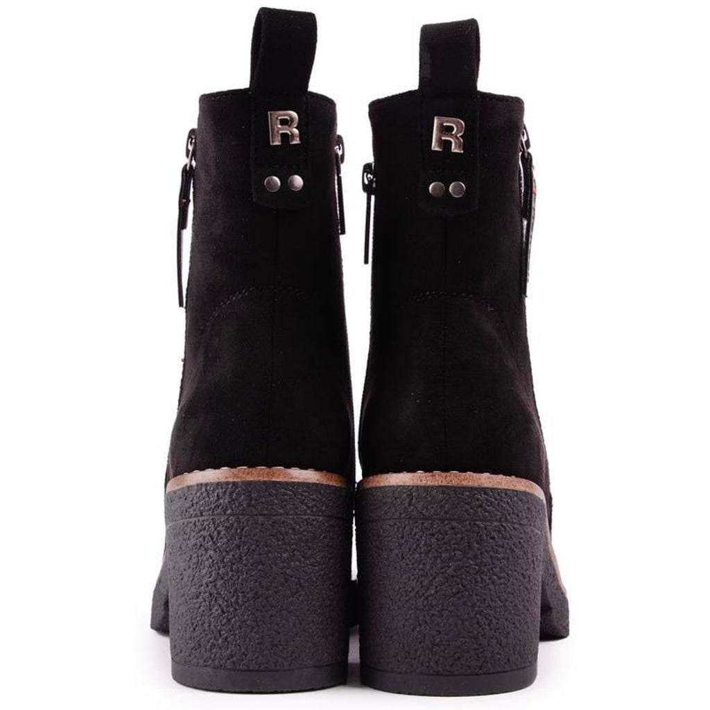 Refresh - Twin Zip Black Boots