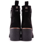 Refresh - Twin Zip Black Boots