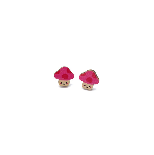 Prickle People - Mushroom Stud Earrings