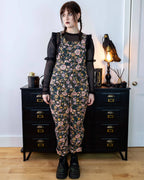 Rebel Romance Eye Spy Floral Stretch Dungarees