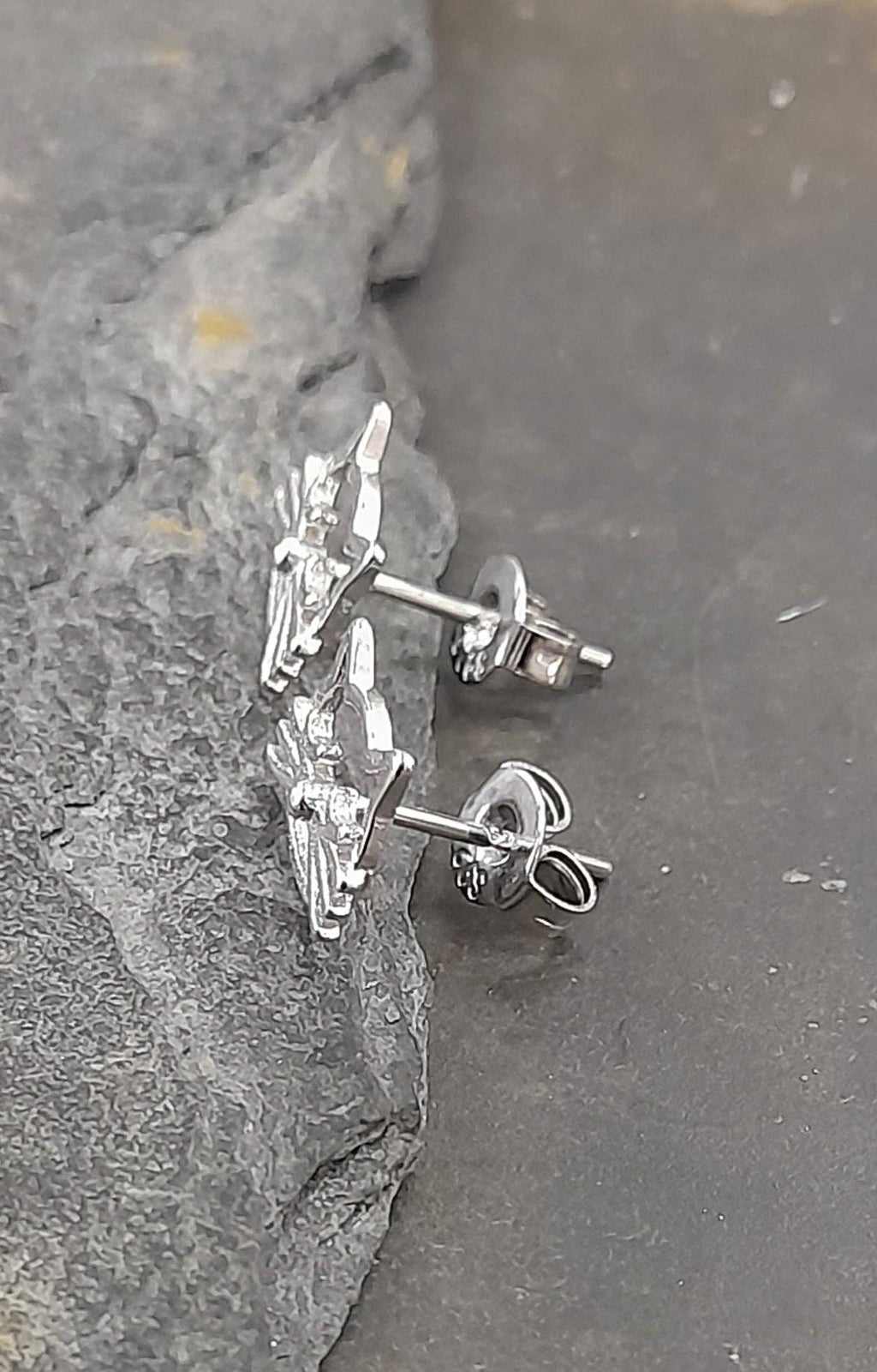 SS811B - OUTLINE CAT SILVER PLATE 9X8MM