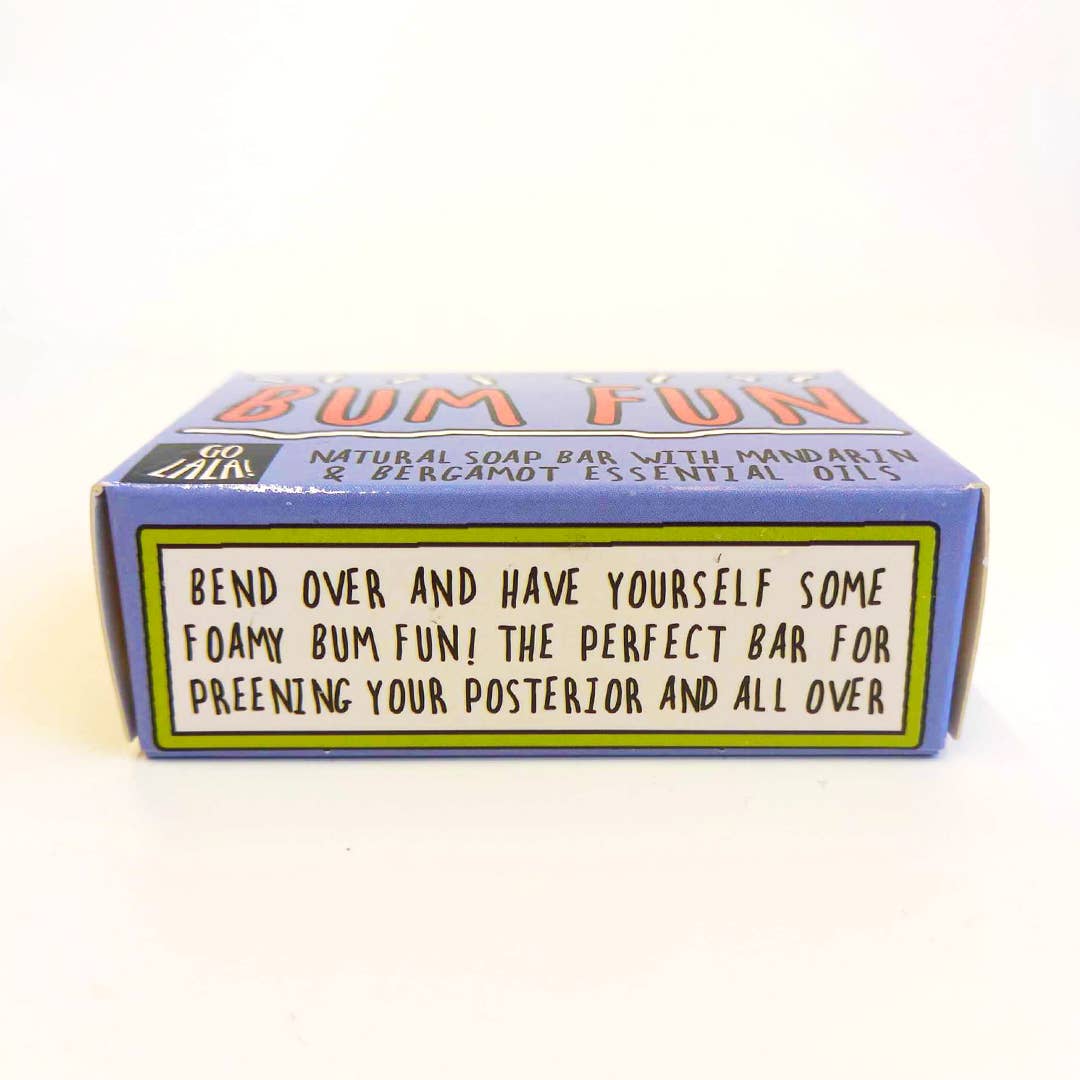Go La La - Bum Fun Soap - Mandarin & Bergamot Funny Gift