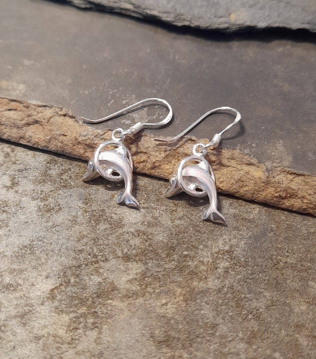 Blue Lily 925 - DOLPHIN THRU HOOP E/R 16MM DROP