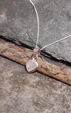 Blue Lily 925 - MOP HEART PENDANT 8MM X 8MM