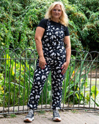 Rebel Romance x Yasmin Cousins Ghosties Stretch Dungarees