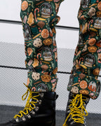 Rebel Romance Yuletide Treats Christmas Stretch Dungarees