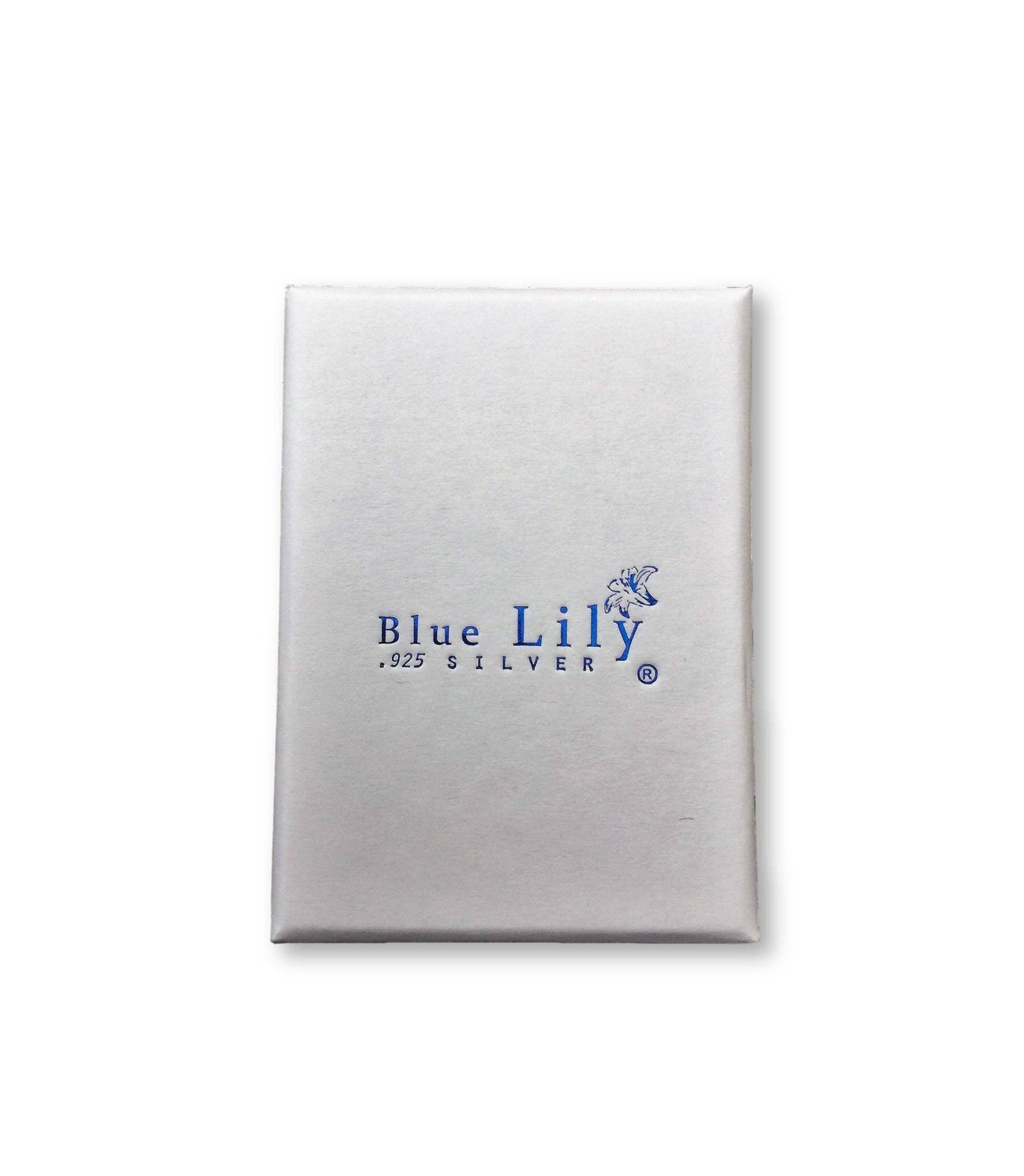 Blue Lily 925 - HEART STUD Earrings