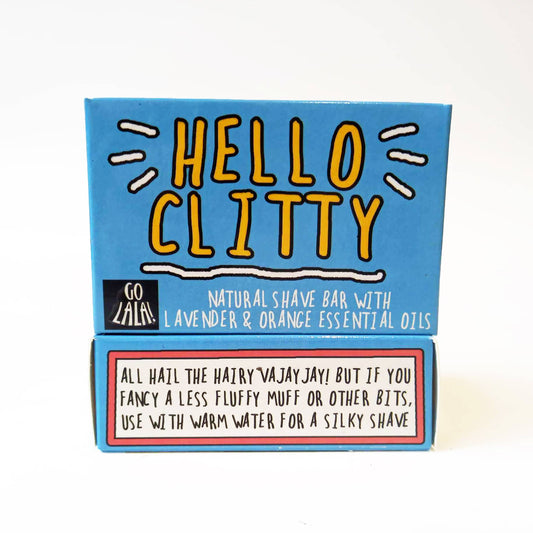 Hello Clitty Shave Bar Orange & Lavender Funny Gift