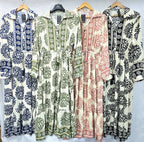 Retro Pull In Shirt Maxi Dress