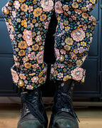 Rebel Romance Eye Spy Floral Stretch Dungarees
