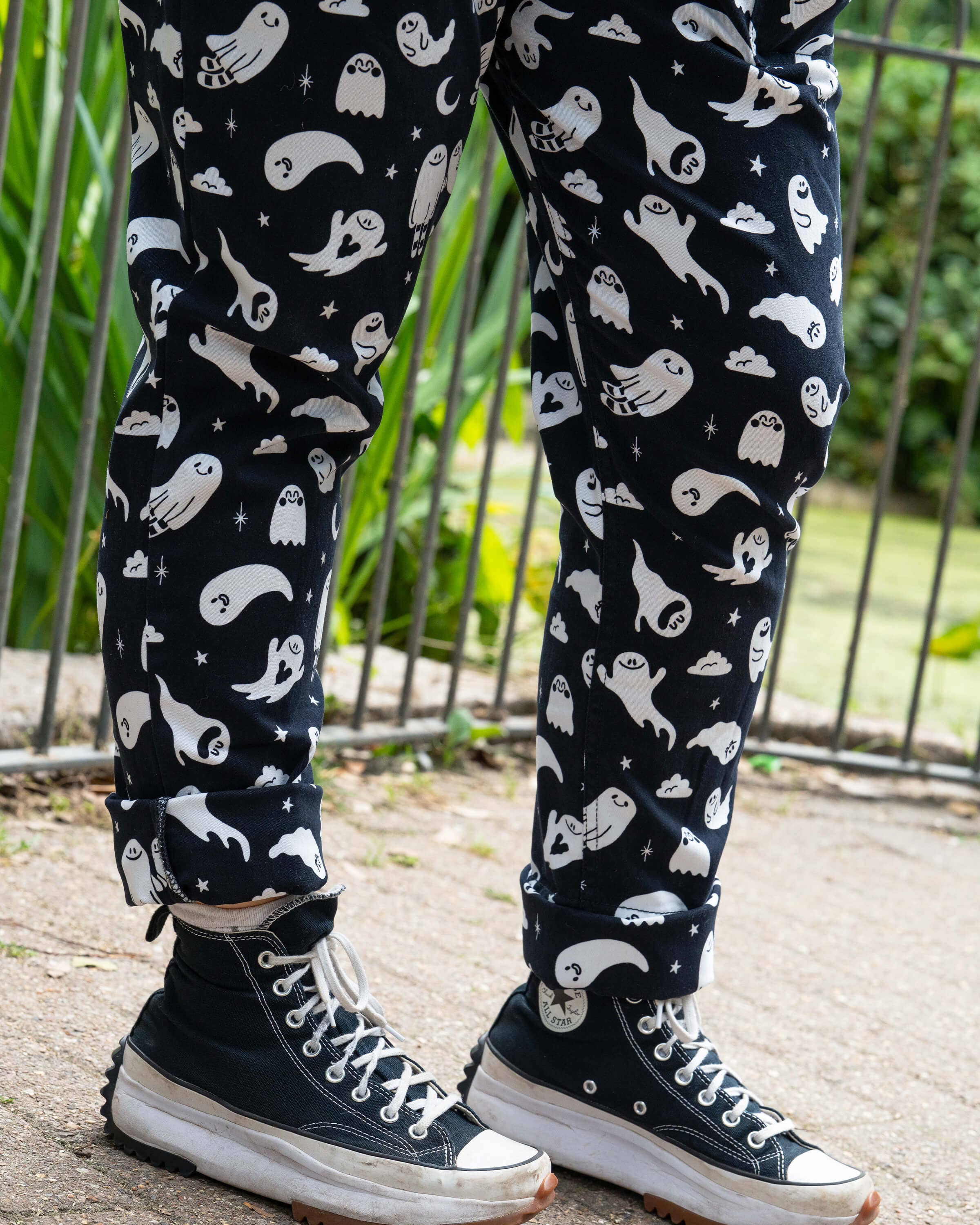 Rebel Romance x Yasmin Cousins Ghosties Stretch Dungarees