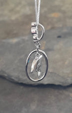 DOLPHIN, BLUE SYN OPAL P/D 30X10MM