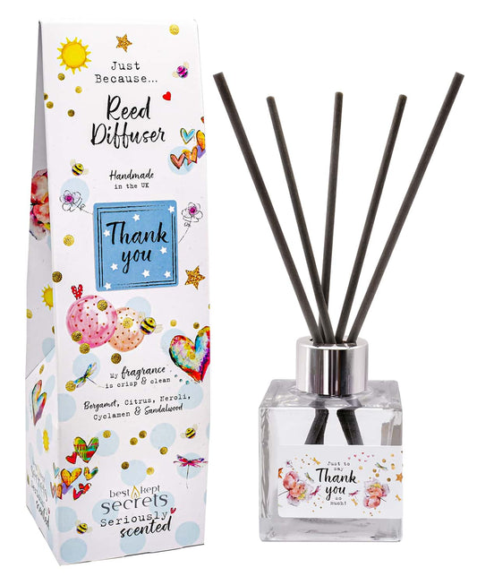 JUST BECAUSE OCCASION SPARKLY DIFFUSERS – THANK YOU, 100ML