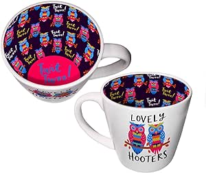 WPL Gifts Lovely Hooters There Coffee Tea Mug Inside Out 250ml
