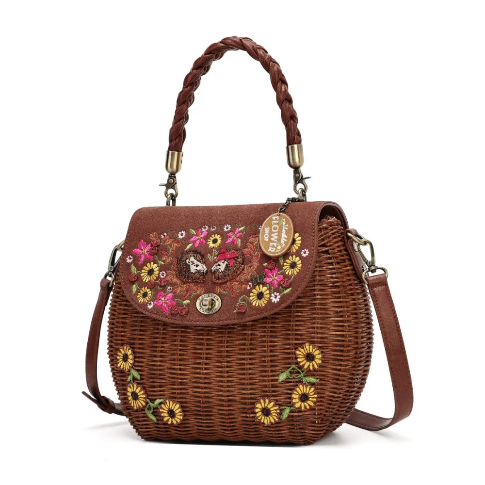 Vendula London Flower shop Amber Edition Basket Bag