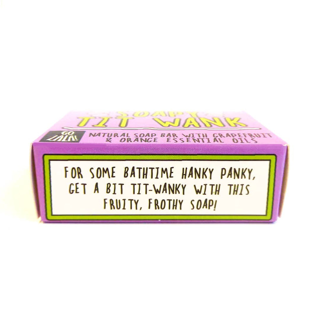 Soapy Tit Wank Soap Orange & Grapefruit Funny Gift