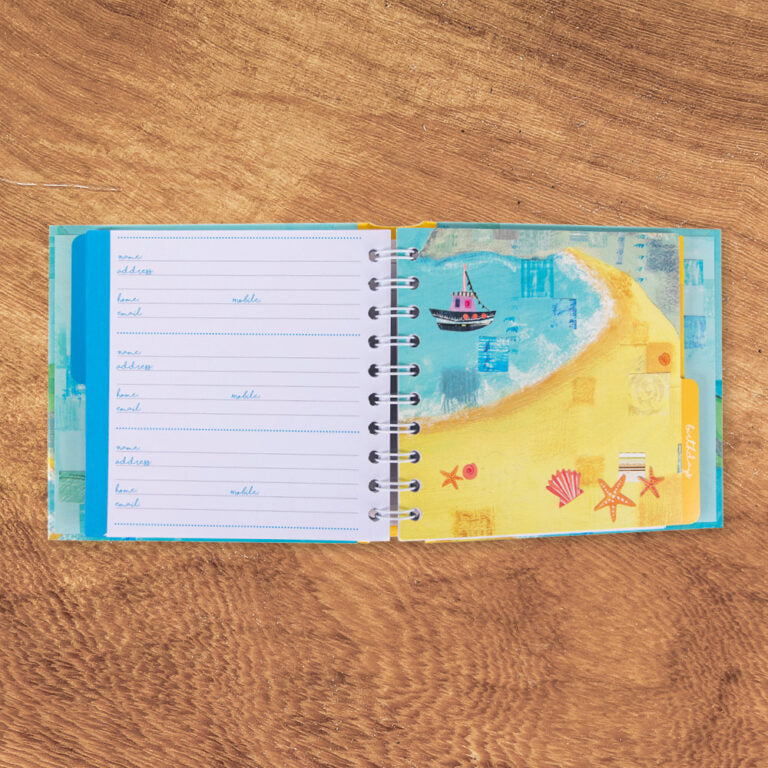 Address & Birthday Book – Sea Breeze