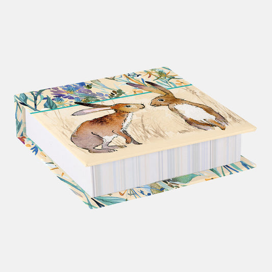 NOTE BLOCK – KISSING HARES