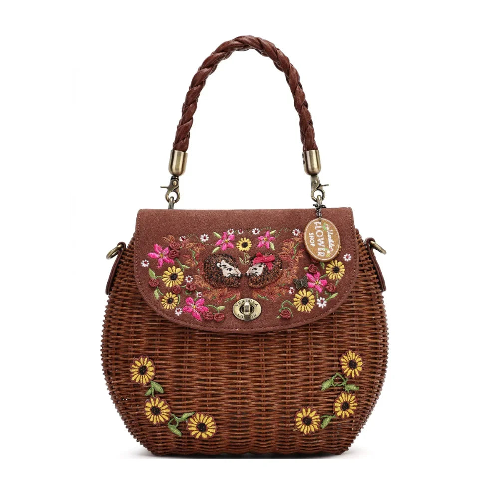 Vendula London Flower shop Amber Edition Basket Bag