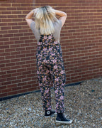 Rebel Romance Eye Spy Floral Stretch Dungarees