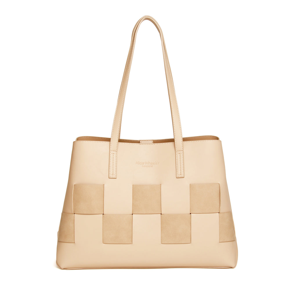 Alice Wheeler London  -  Milan Tote Bag In Sand