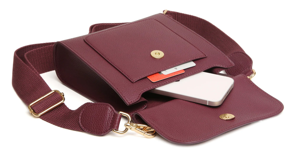 Alice Wheeler Berry - Bloomsbury Cross Body Bag