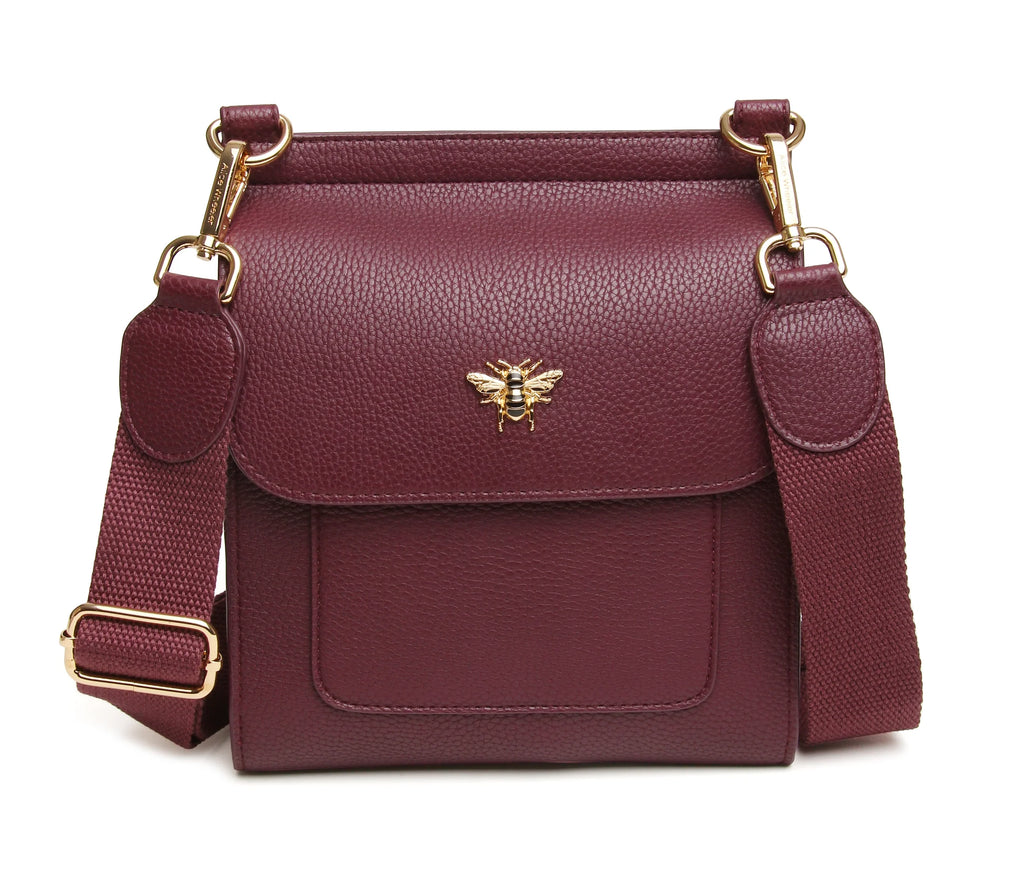 Alice Wheeler Berry - Bloomsbury Cross Body Bag