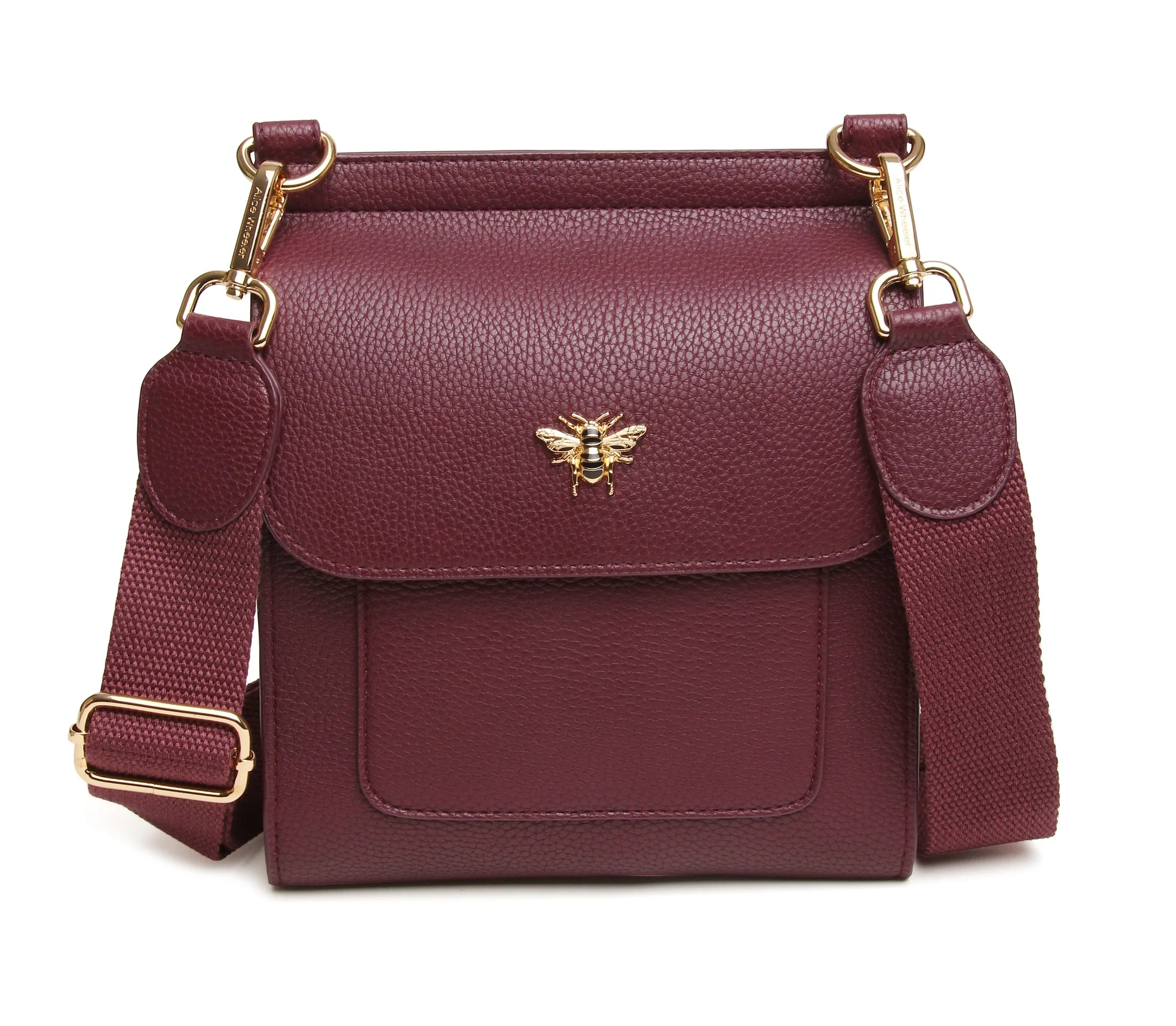 Alice Wheeler Berry - Bloomsbury Cross Body Bag