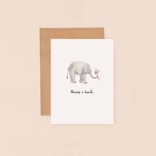 Elephant Thanks a Bunch