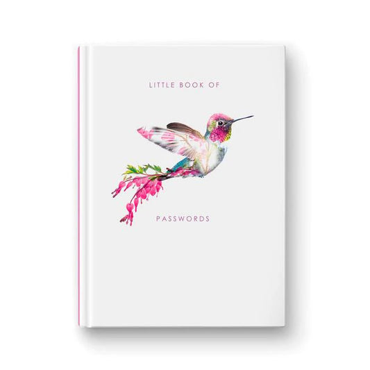 HUMMINGBIRD INTERNET PASSWORD BOOK BY LOLA DESIGN