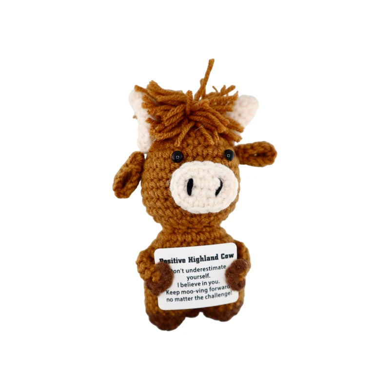 The Happy Fruit & Veg Farm - Positive Highland Cow