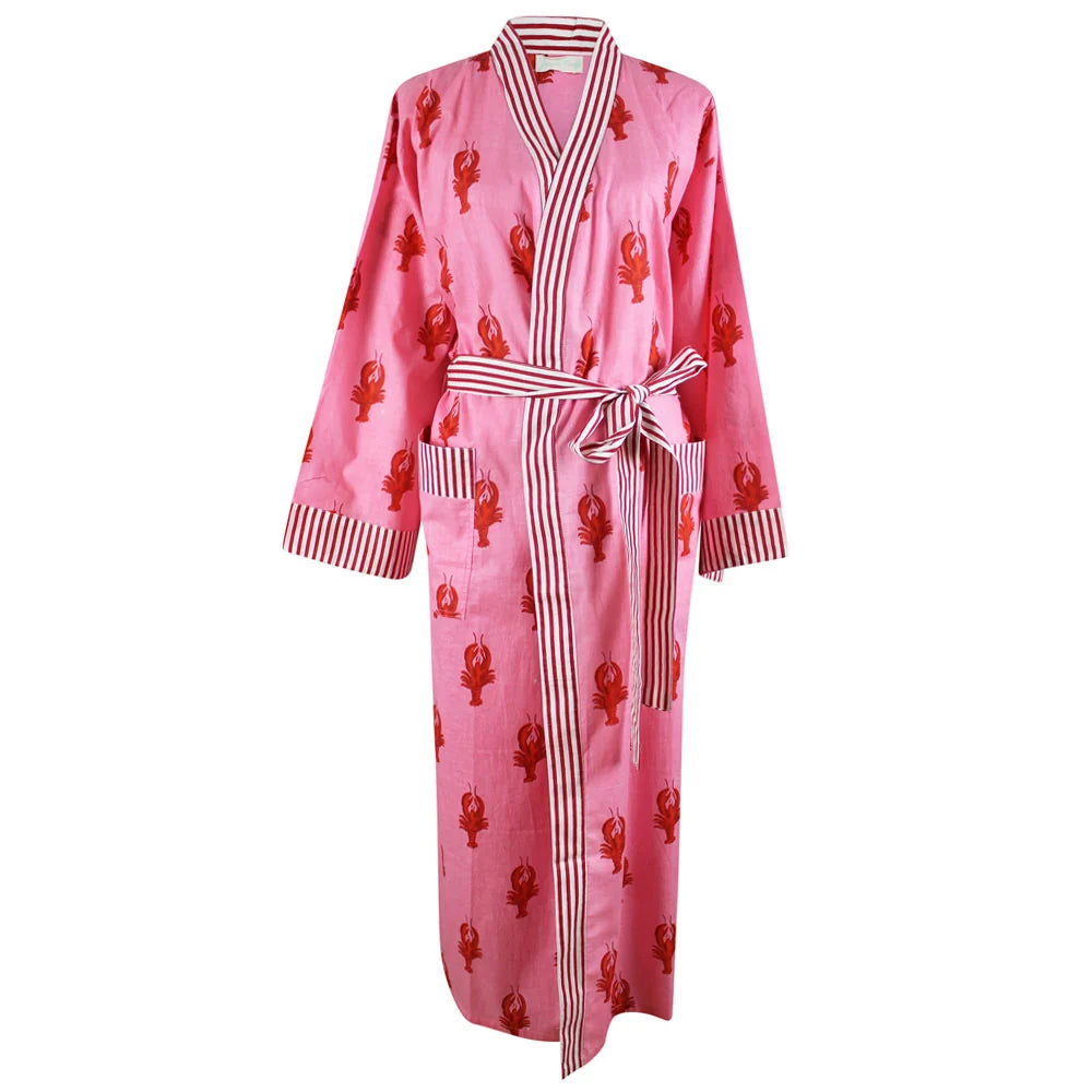 Powell Craft - Lobster Print Dressing Gown