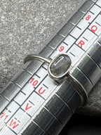 Sterling Silver Labradorite Stacking Ring