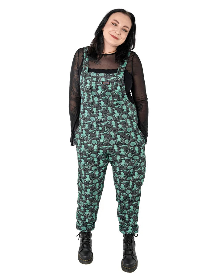 Green Seas Stretch Twill Dungarees
