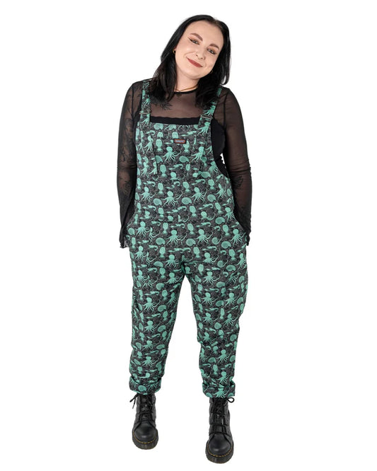 Green Seas Stretch Twill Dungarees
