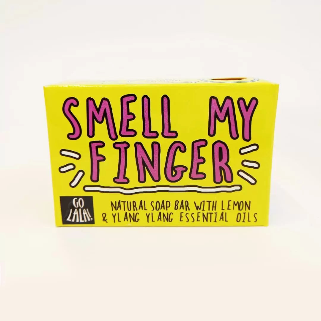 Smell My Finger- Lemon & Ylang Ylang Funny Soap